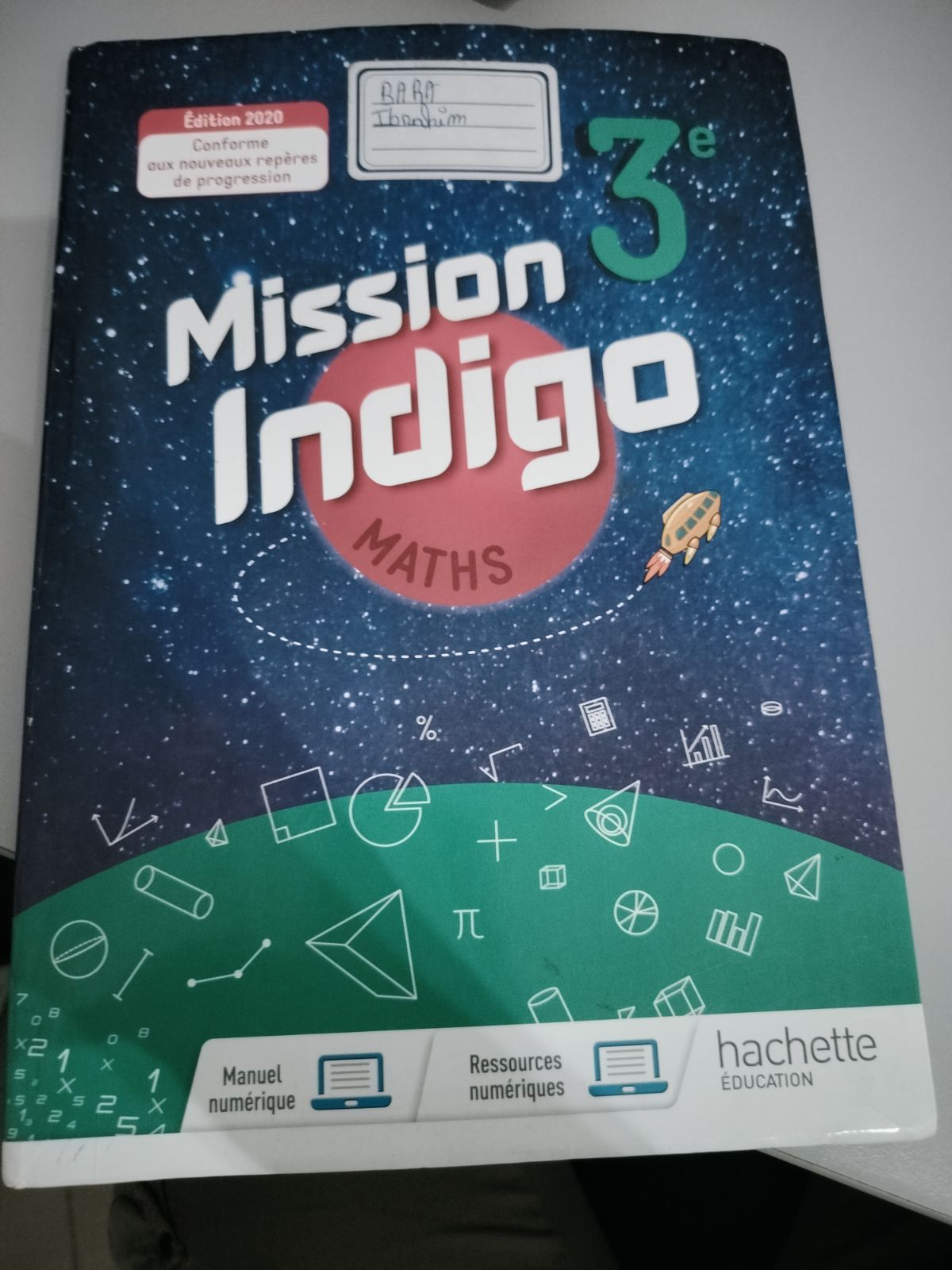 Mission Indigo 3e — Livre élève